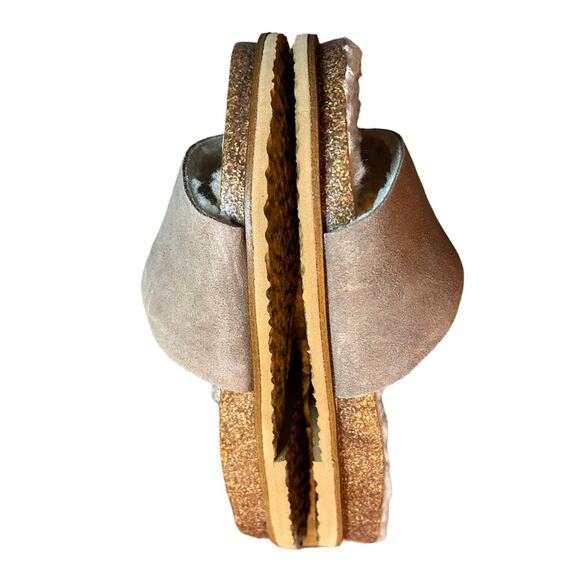 Vince Camuto Kanadial Slide Sandal Tuscan Taupe Suede NEW Size 9.5 - Picture 9 of 11